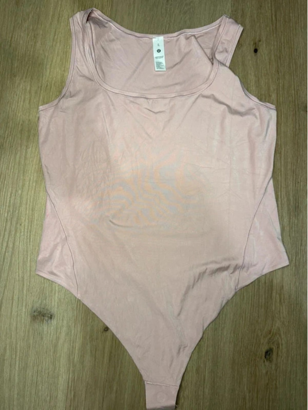 Lululemon Pink Scoop Neck Sleeveless Bodysuit Women’s XL